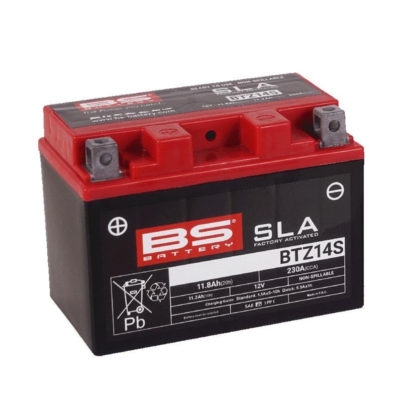 Továrně aktivovaná motocyklová baterie BS-BATTERY SLA