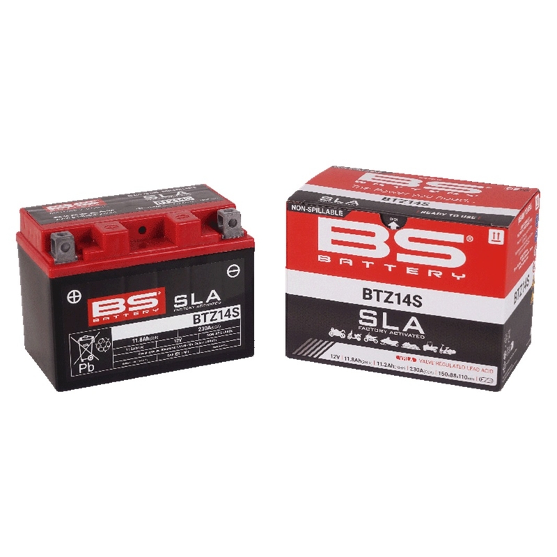 Továrně aktivovaná motocyklová baterie BS-BATTERY SLA