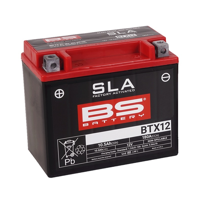 Továrně aktivovaná motocyklová baterie BS-BATTERY SLA