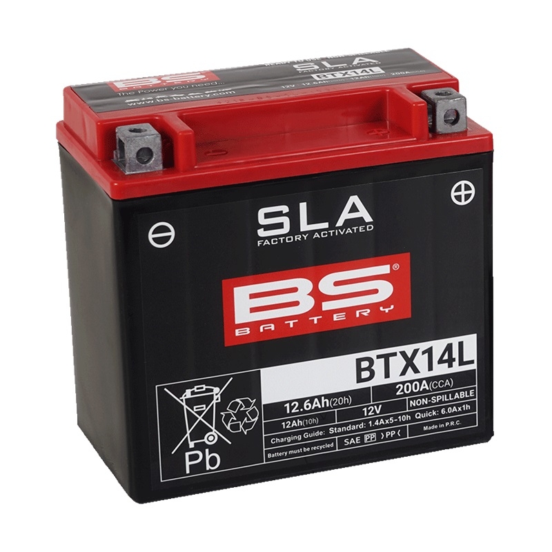 Továrně aktivovaná motocyklová baterie BS-BATTERY SLA