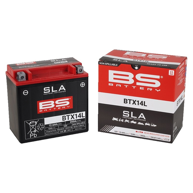 Továrně aktivovaná motocyklová baterie BS-BATTERY SLA