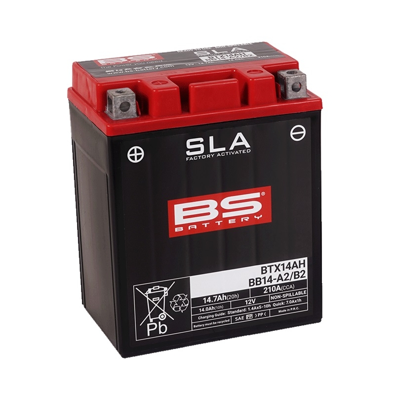 Továrně aktivovaná motocyklová baterie BS-BATTERY SLA