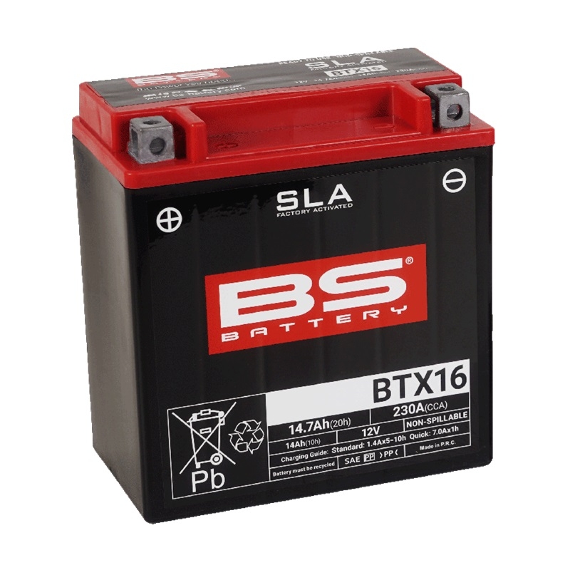 Továrně aktivovaná motocyklová baterie BS-BATTERY SLA