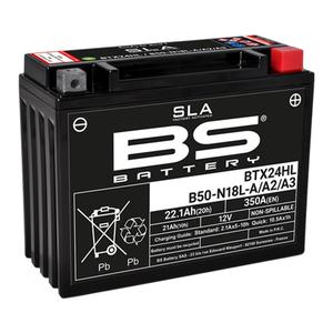 Továrně aktivovaná motocyklová baterie BS-BATTERY BTX24HL (FA) (YTX24HL (FA)) SLA