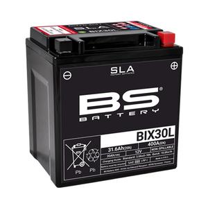 Továrně aktivovaná motocyklová baterie BS-BATTERY BIX30L (FA) (YIX30L (FA)) SLA