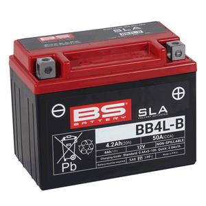 Továrně aktivovaná motocyklová baterie BS-BATTERY BB4L-B (FA) (YB4L-B (FA)) SLA