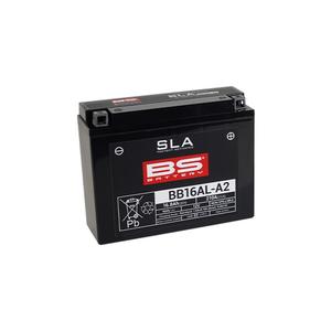 Továrně aktivovaná motocyklová baterie BS-BATTERY BB16AL-A2 (FA) (YB16AL-A2 (FA)) SLA