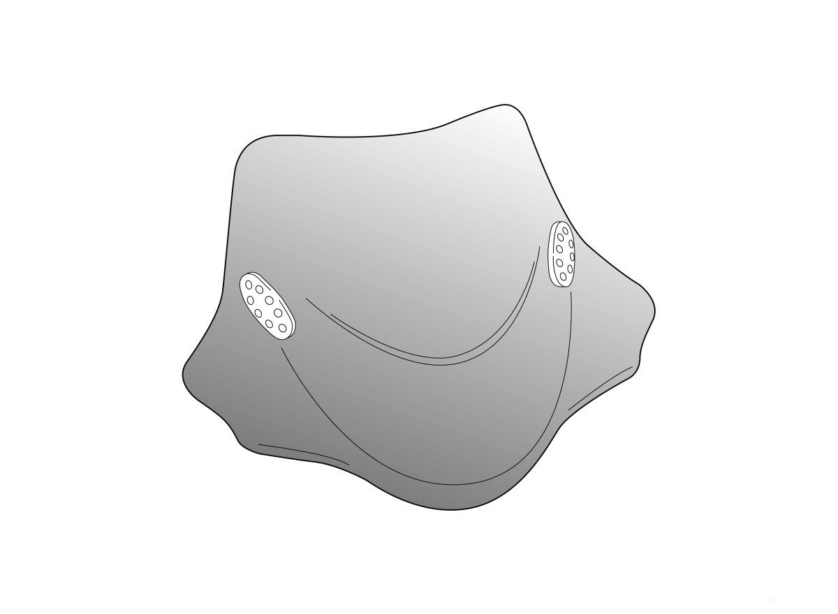 Plexi štít PUIG CITY SPORT 6807H kouřová