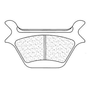 Brzdové destičky CL BRAKES 2370 RX3