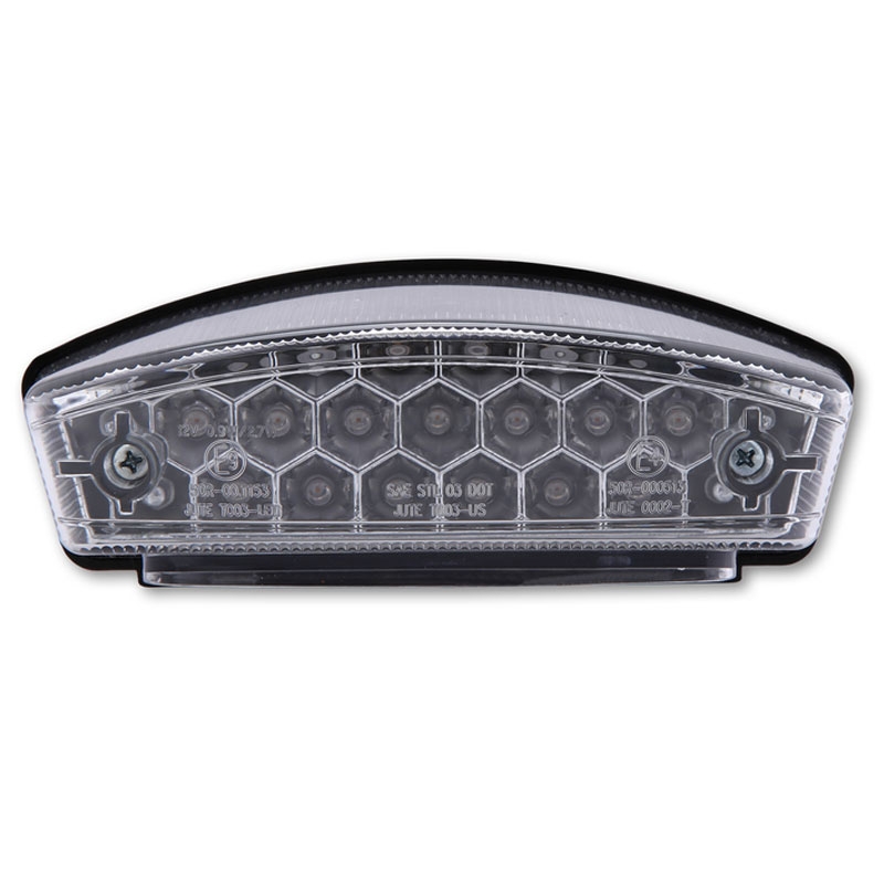Zadní světlo na motorku Highsider Smart Monster LED černé