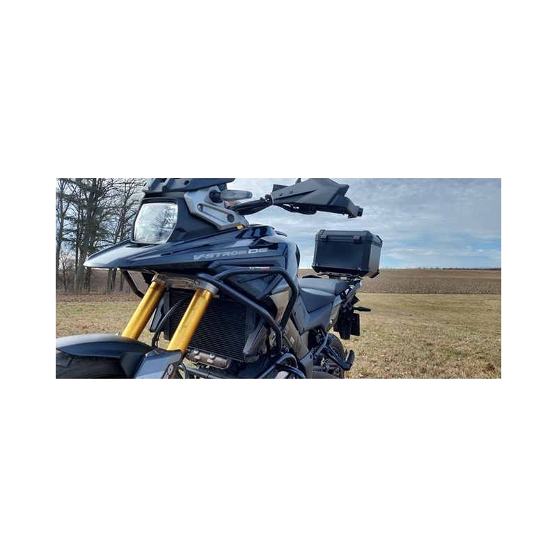 Ochranné rámy motoru RDMOTO černá (pro originální spodní rámy Suzuki)