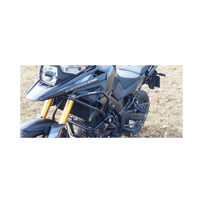 Ochranné rámy motoru RDMOTO černá (pro originální spodní rámy Suzuki)