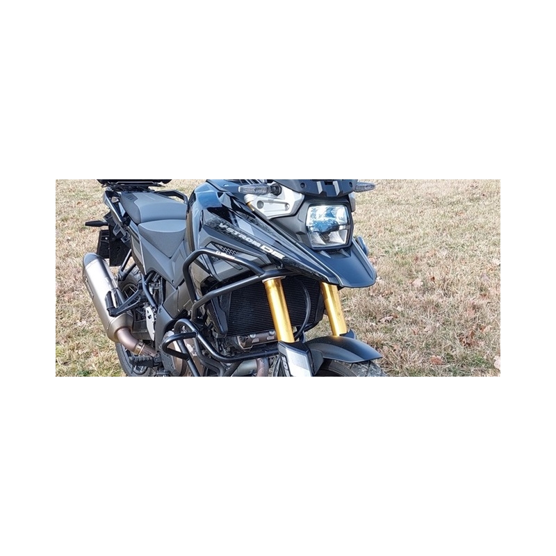 Ochranné rámy motoru RDMOTO černá (pro originální spodní rámy Suzuki)