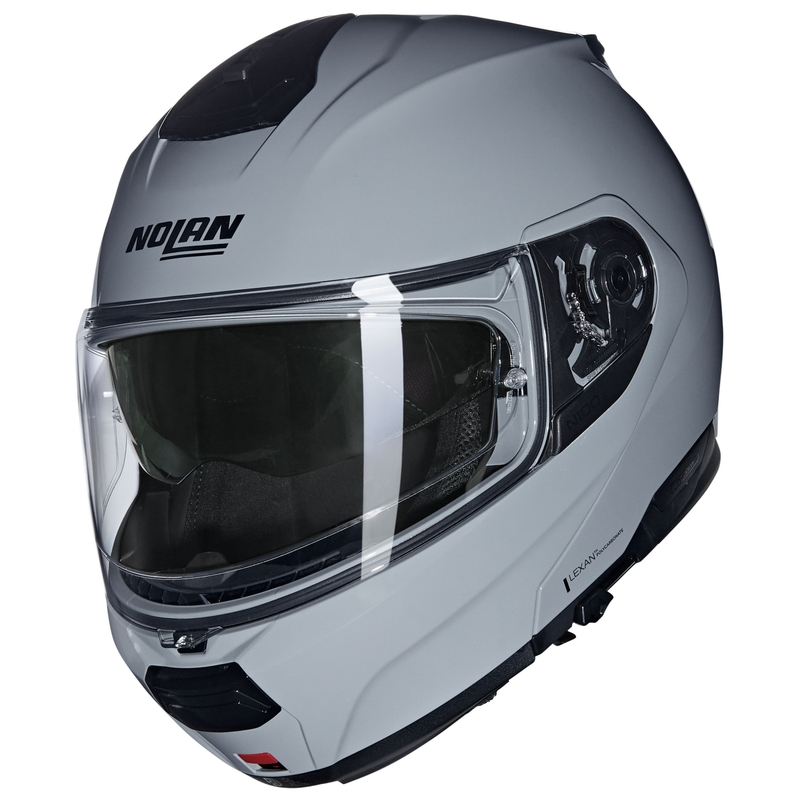 Překlápěcí helma na motorku Nolan N120-1 Classico N-COM 303 šedá