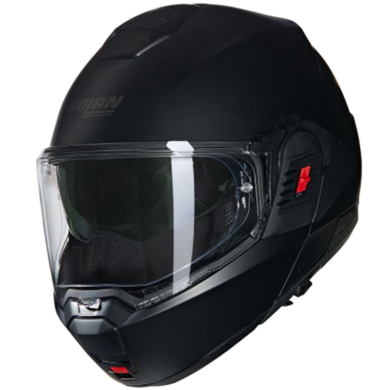 Překlápěcí helma na motorku Nolan N120-1 Classico N-COM 302 matná černá