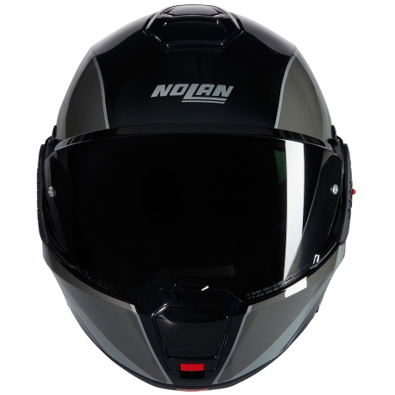 Překlápěcí helma na motorku Nolan N120-1 Verniciatura Speciale N-COM 341 černo-šedá