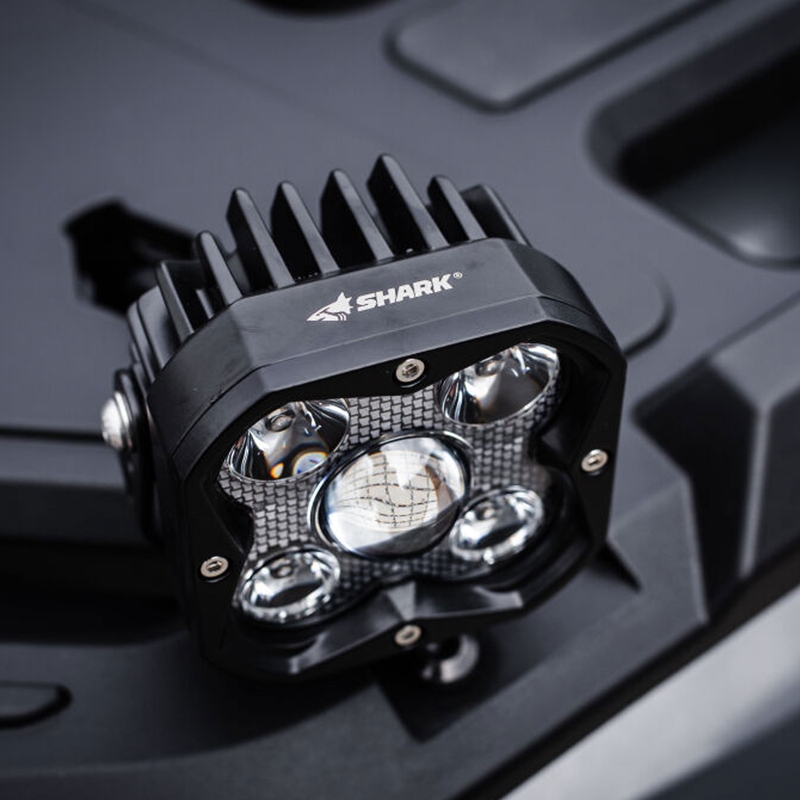 LED světlo SHARK LED Driving Light with Laser LED 3,2" 40 W černé