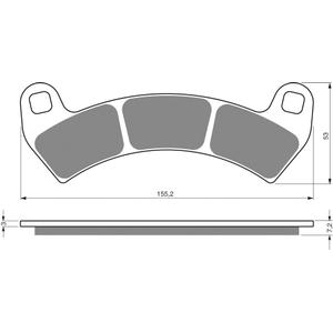 Brzdové destičky GOLDFREN 391 S3