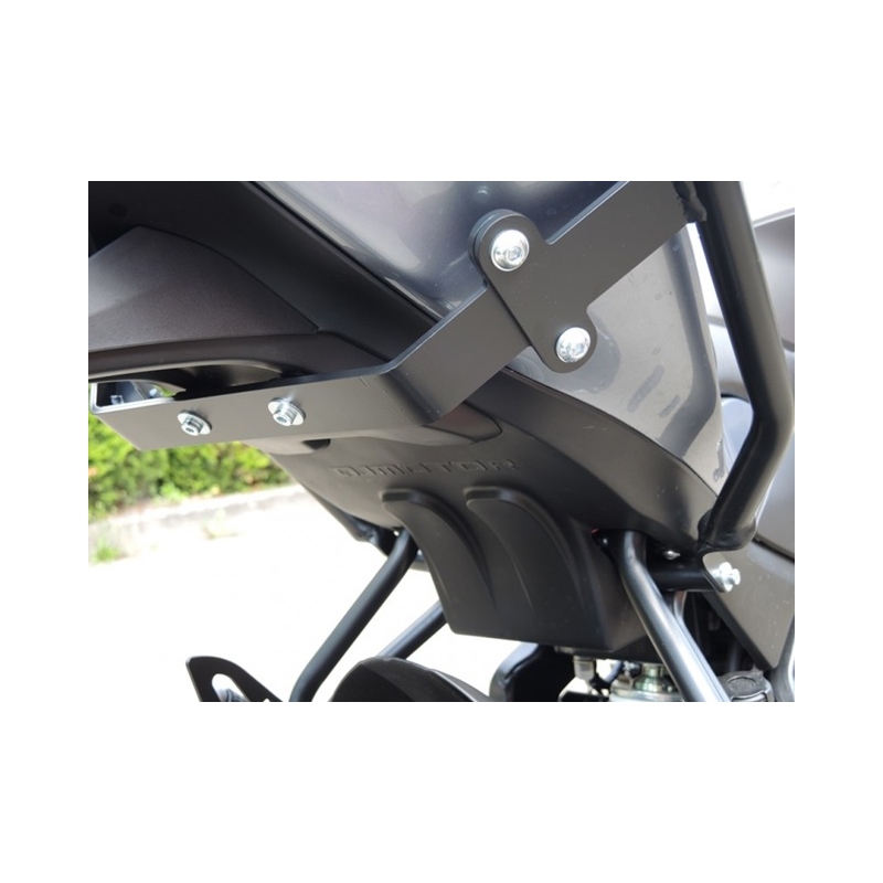 Ochranné rámy motoru RDMOTO černá (pod sedlem)
