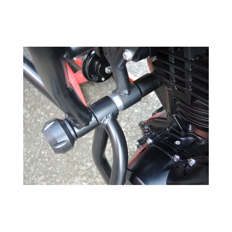 Ochranné rámy motoru RDMOTO černá (vrchní + spodní)