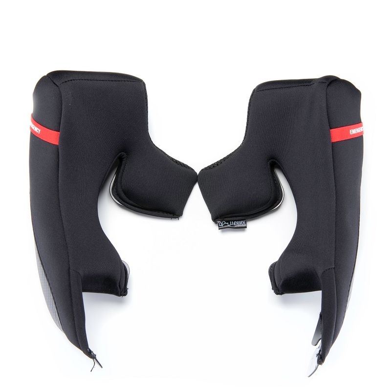 Náhradní lícnice pro helmy Scorpion Belfast Luxe/Carbon