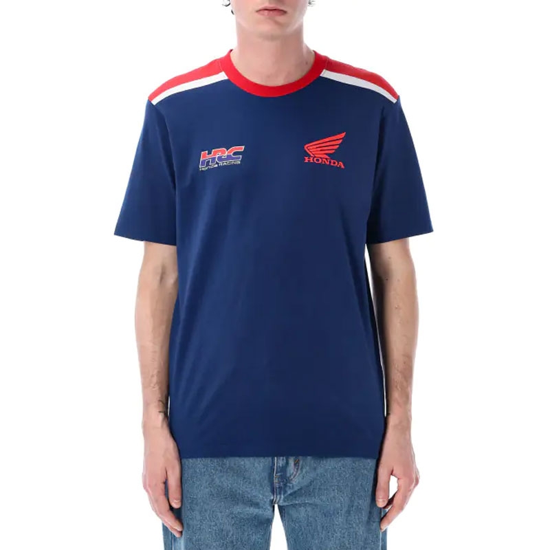 Tričko Honda HRC Wing logo modré Velikost: XL