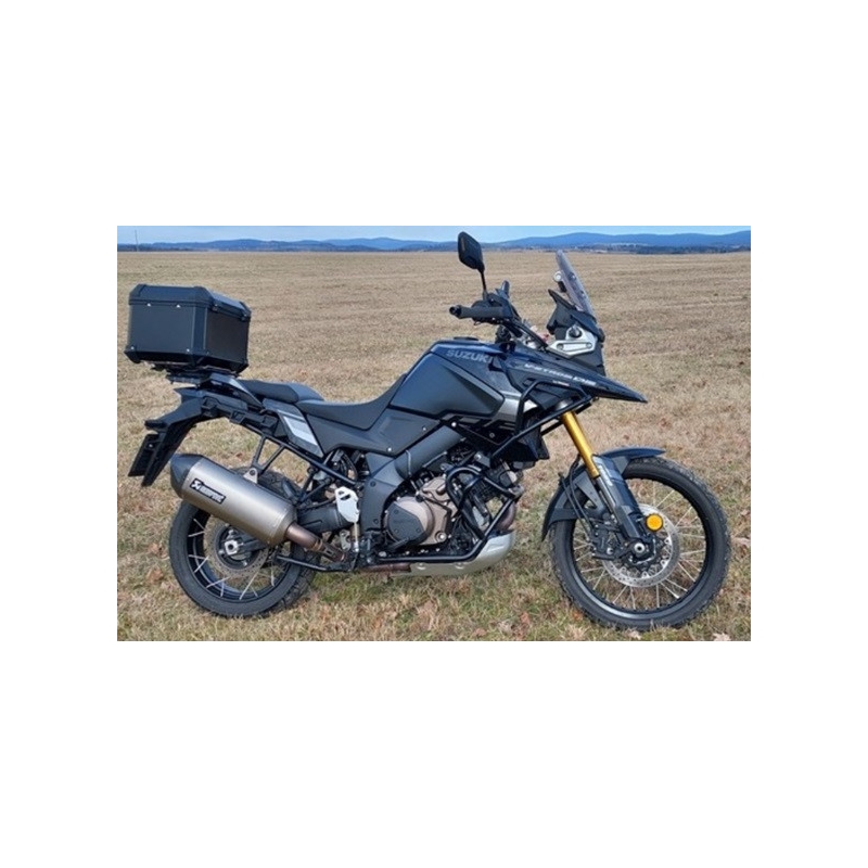 Ochranné rámy motoru RDMOTO černá (pro originální spodní rámy Suzuki)
