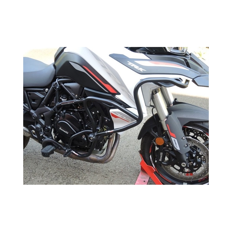 Ochranné rámy motoru RDMOTO černá (vrchní + spodní)