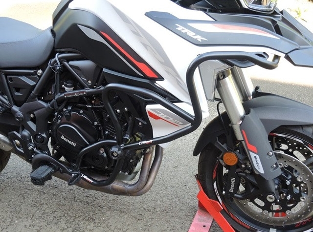 Ochranné rámy motoru RDMOTO CF192KD černá (upper + lower frames with protectors)