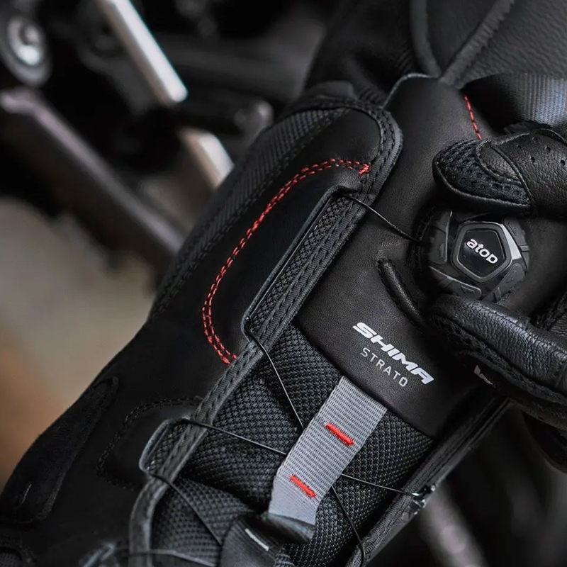 Boty na motorku Shima Strato černé