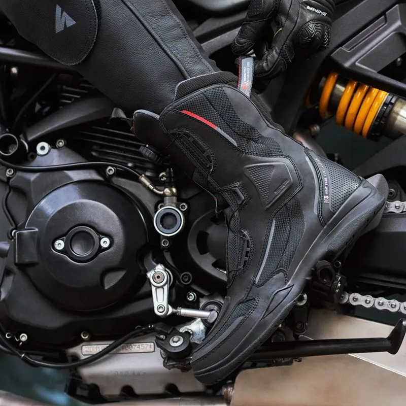 Boty na motorku Shima Strato černé