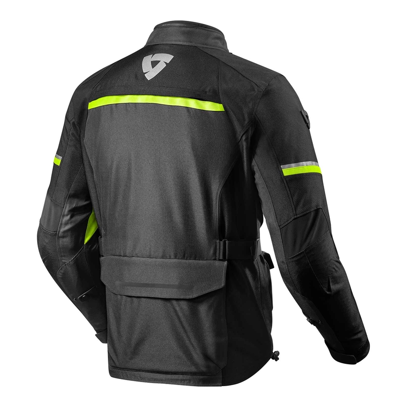 Bunda na motorku Revit Outback 3 černo-fluo žlutá výprodej