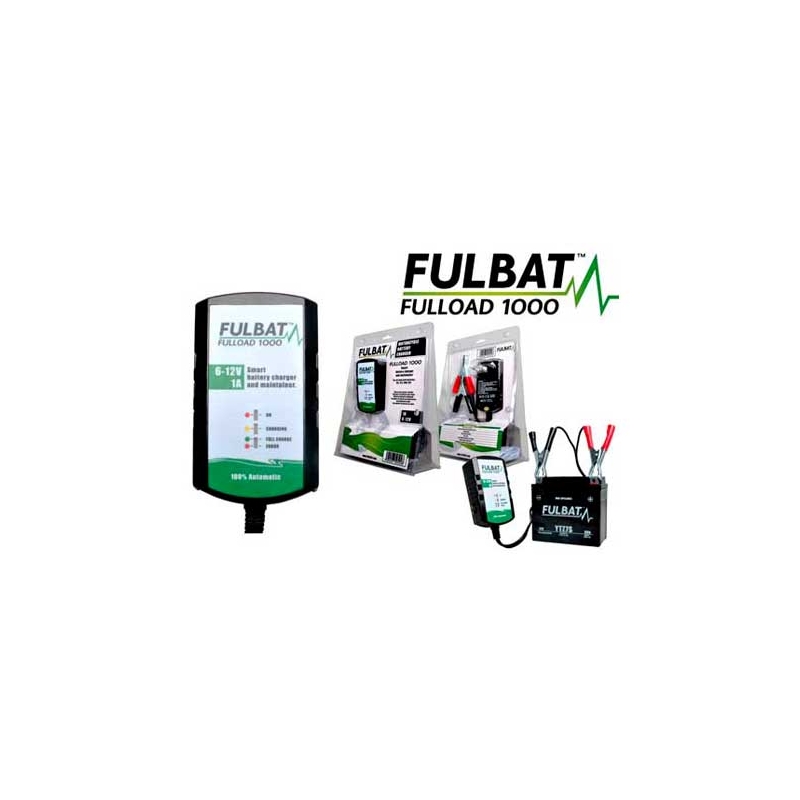 Nabíječka baterií FULBAT FULLOAD 1000 6-12V 1A (vhodné také pro lithiové baterie)