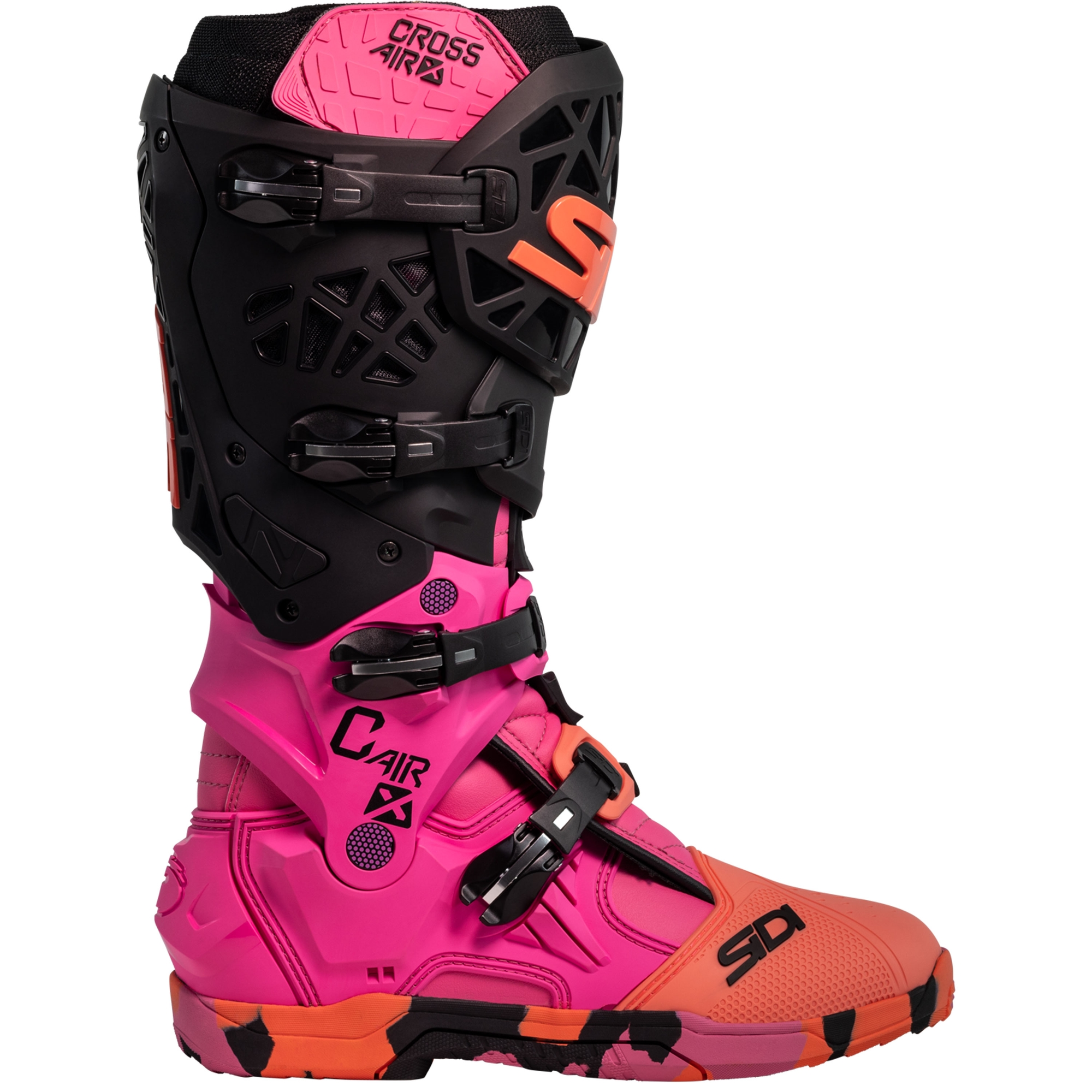 Boty na motorku SiDi Crossair X Messy korálové Velikost: 43