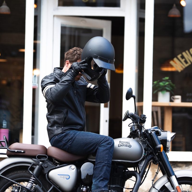 Bunda na motorku Oxford Holton černá