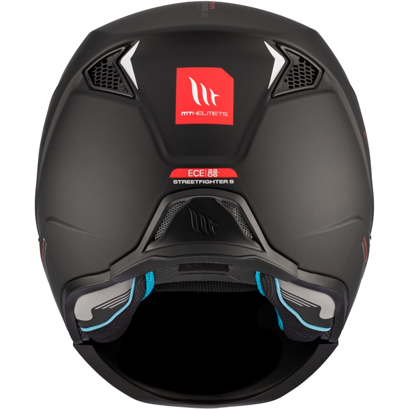 Otevřená přilba s maskou MT Streetfighter SV S Solid A1 černá matná