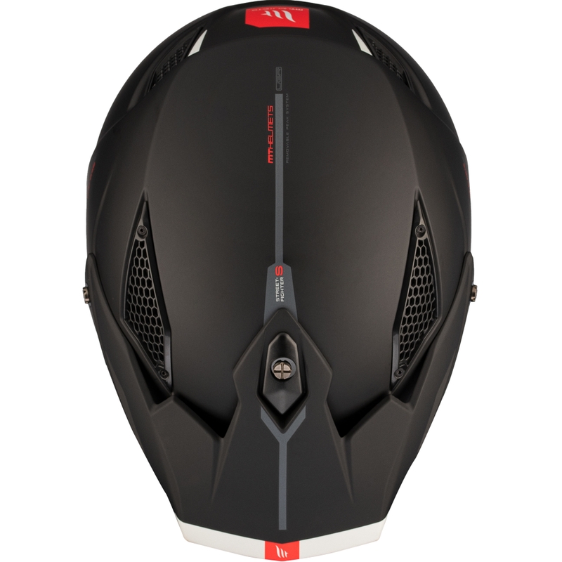 Otevřená přilba s maskou MT Streetfighter SV S Solid A1 černá matná