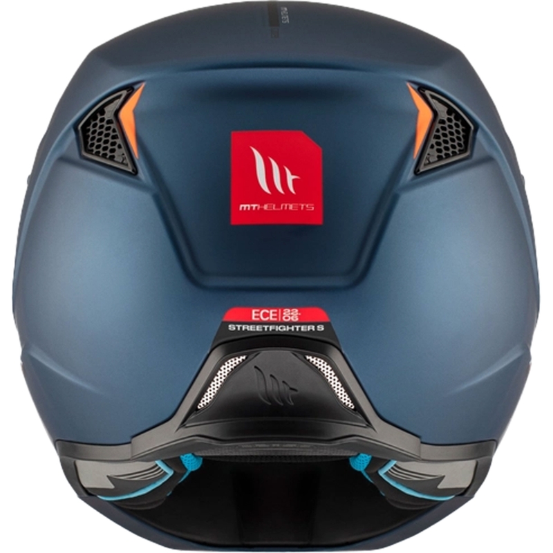 Otevřená helma s maskou MT Streetfighter SV S Solid A7 matná modrá