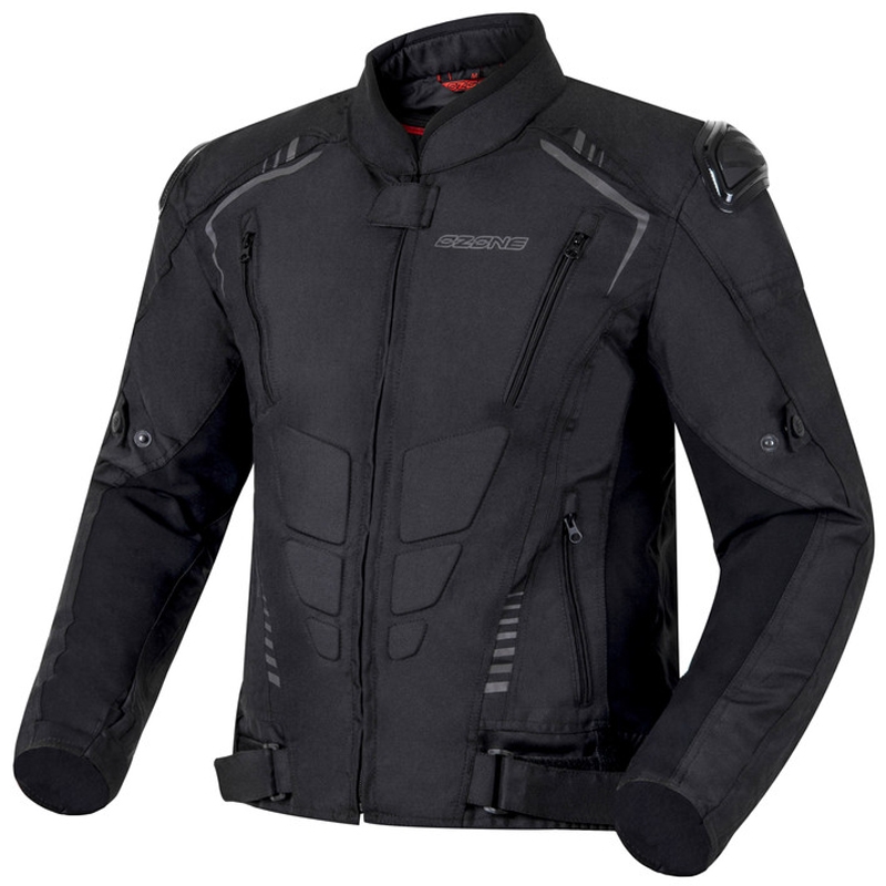 Bunda na motorku Ozone Pulse černo-šedá Velikost: 2XS