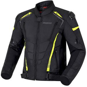 Bunda na motorku Ozone Pulse černo-fluo žlutá