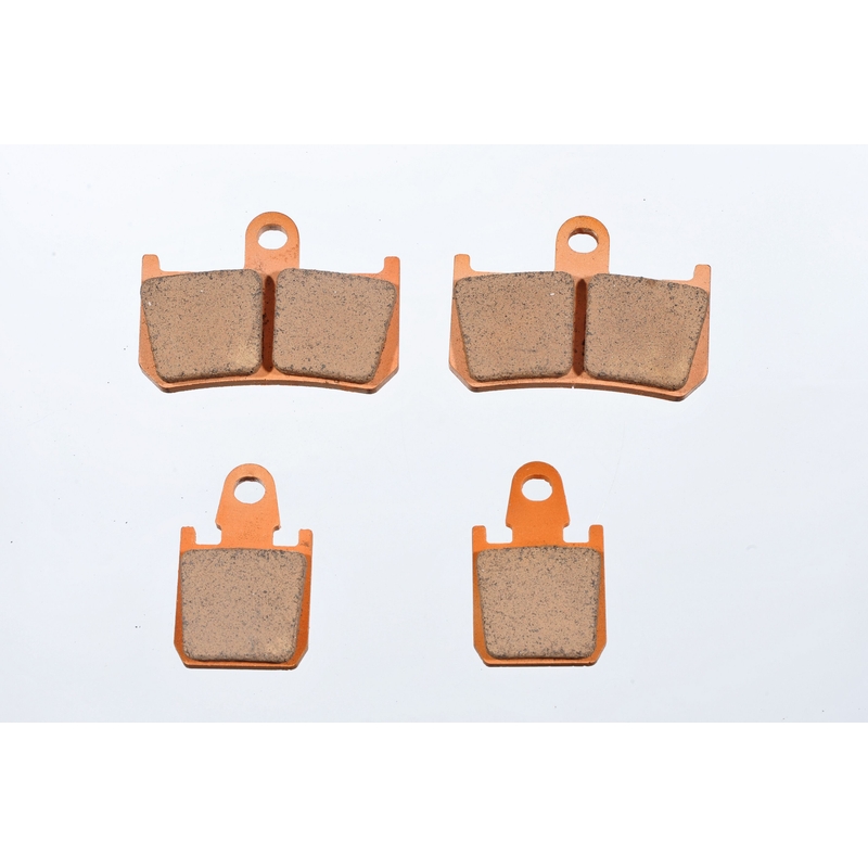 Brzdové destičky GOLDFREN S33 STREET FRONT (1 set = 2pcs small, 2pcs large)