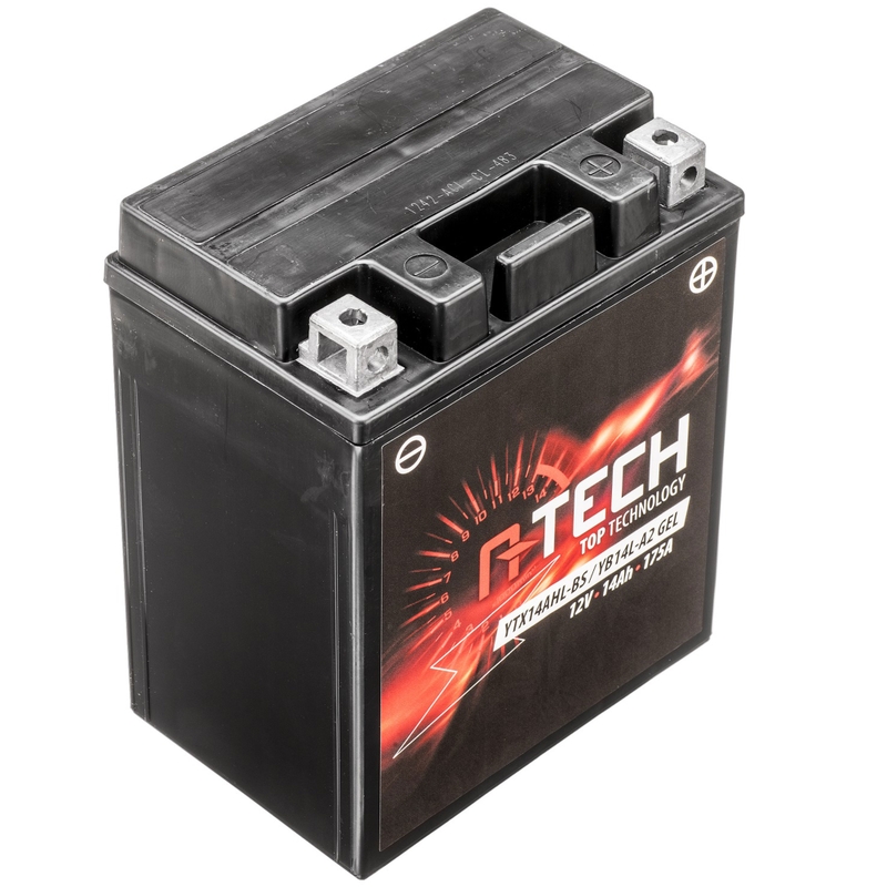 Gelová baterie A-TECH 12V, YTX14AHL-BS/YB14L-A2, 14Ah, 175A, bezúdržbová