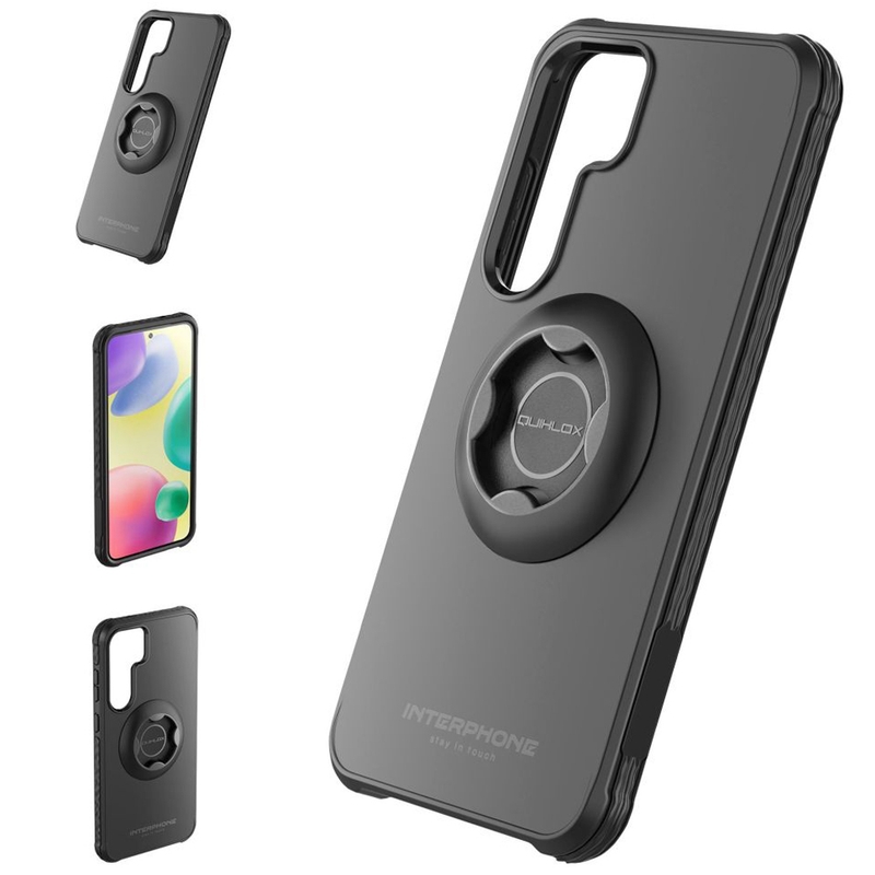 Ochranný kryt Interphone QUIKLOX Tetraforce pro Samsung Galaxy S25 černý