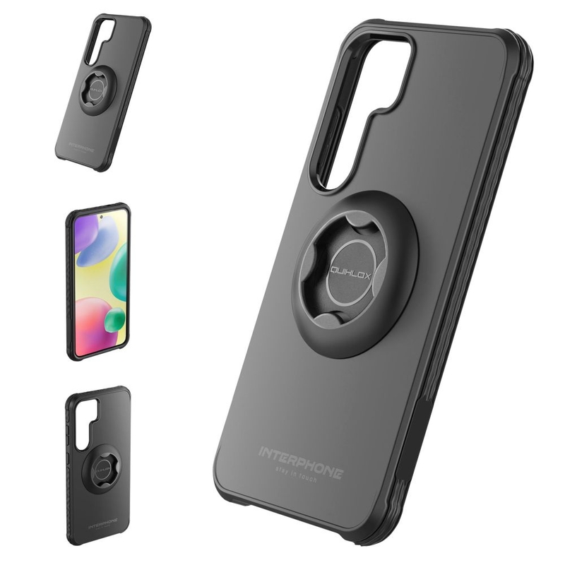 Ochranný kryt Interphone QUIKLOX Tetraforce pro Samsung Galaxy S25 Plus černý