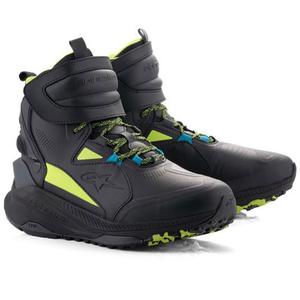 Boty na motorku Alpinestars Speedstreet černo-limetkovo-modré