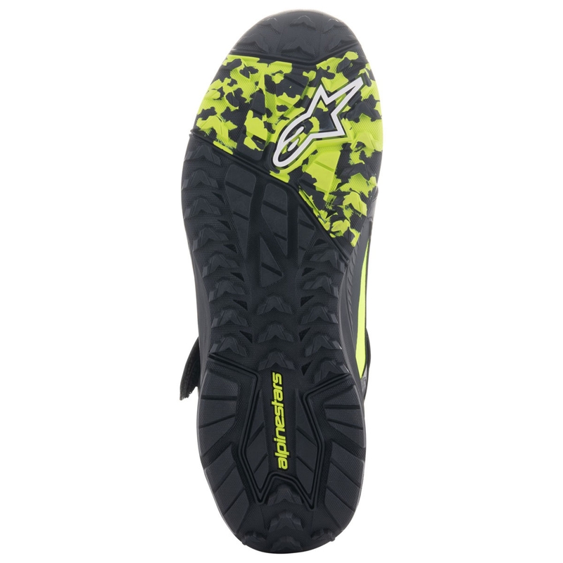 Boty na motorku Alpinestars Speedstreet černo-limetkovo-modré
