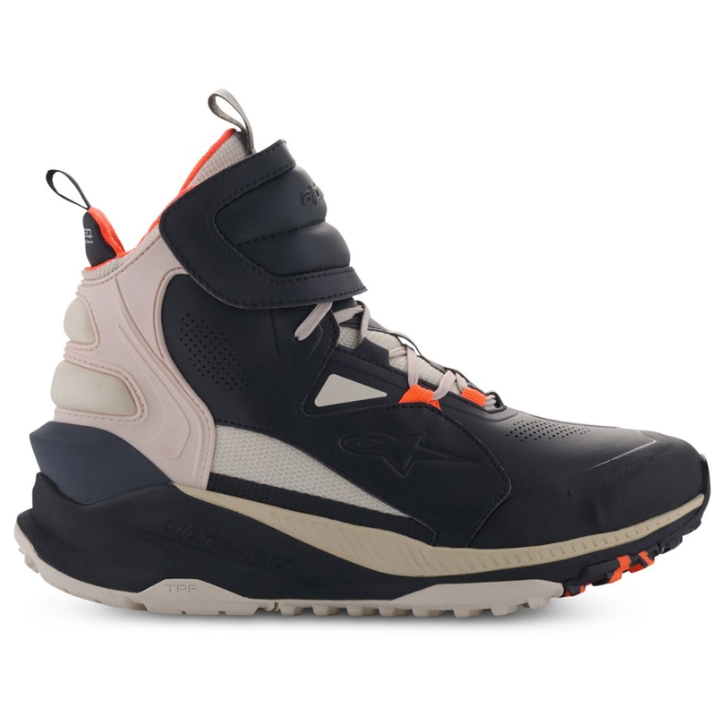 Boty na motorku Alpinestars Speedstreet černo-mandlovo-oranžové
