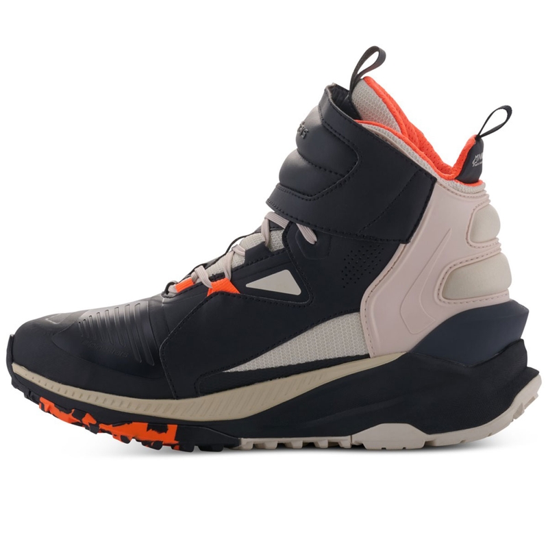 Boty na motorku Alpinestars Speedstreet černo-mandlovo-oranžové