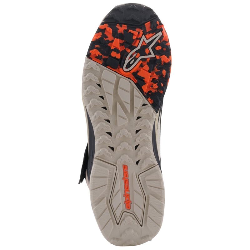 Boty na motorku Alpinestars Speedstreet černo-mandlovo-oranžové