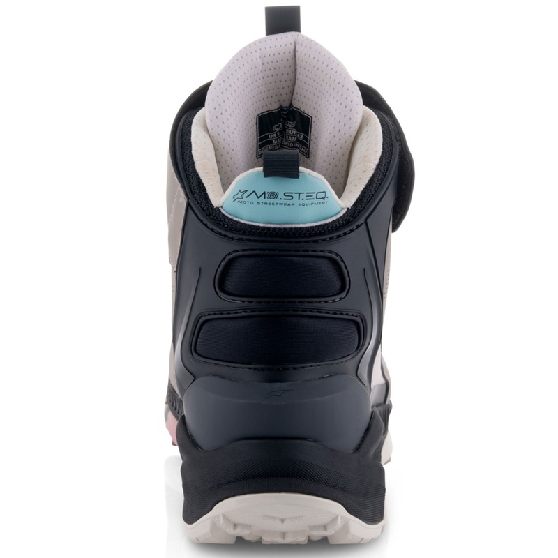 Boty na motorku Alpinestars Speedstreet béžovo-korálovo-černo-modré